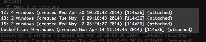 close tmux session